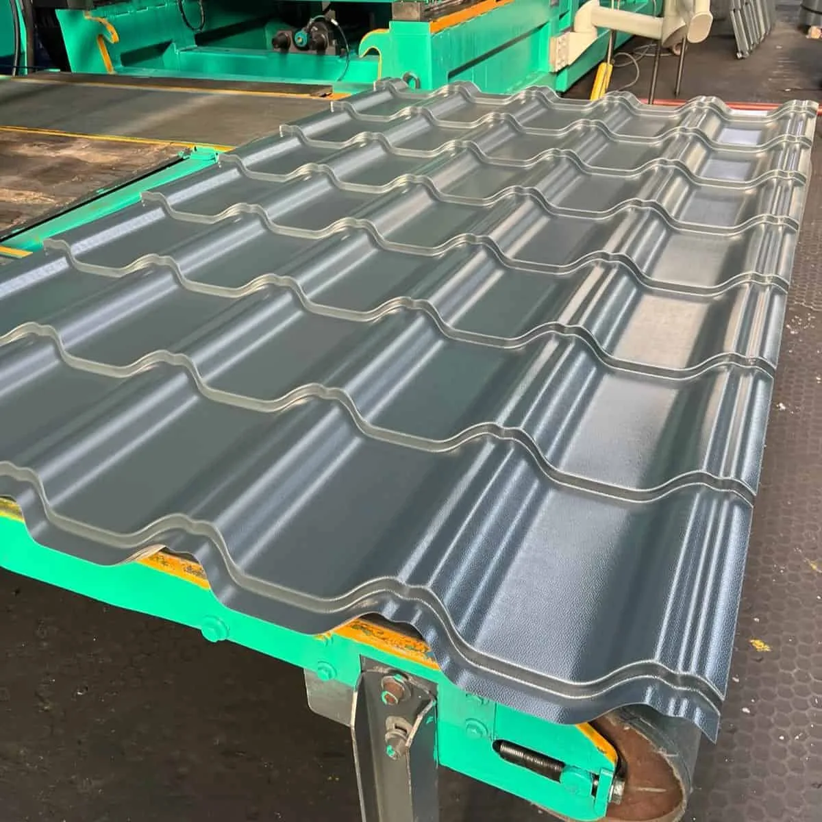 Tile Effect Roofing Sheets | Plastisol Coated | 0.5 mm - Image 3