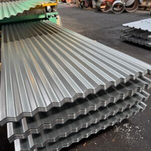 Corrugated Roofing Sheets | Plain Galvanised | 0.5 mm