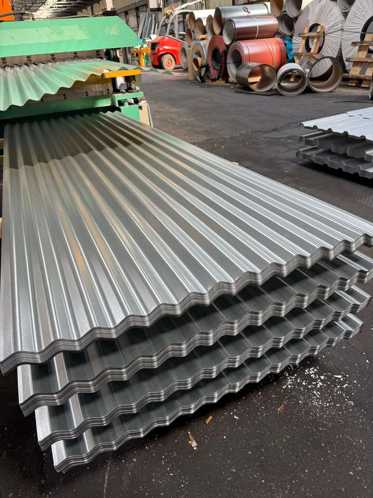 Corrugated Roofing Sheets | Plain Galvanised | 0.5 mm