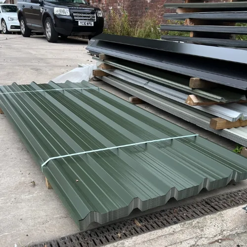 BOX PROFILE ROOFING SHEETS | JUNIPER GREEN | POLYESTER COATED | .5MM - Image 2
