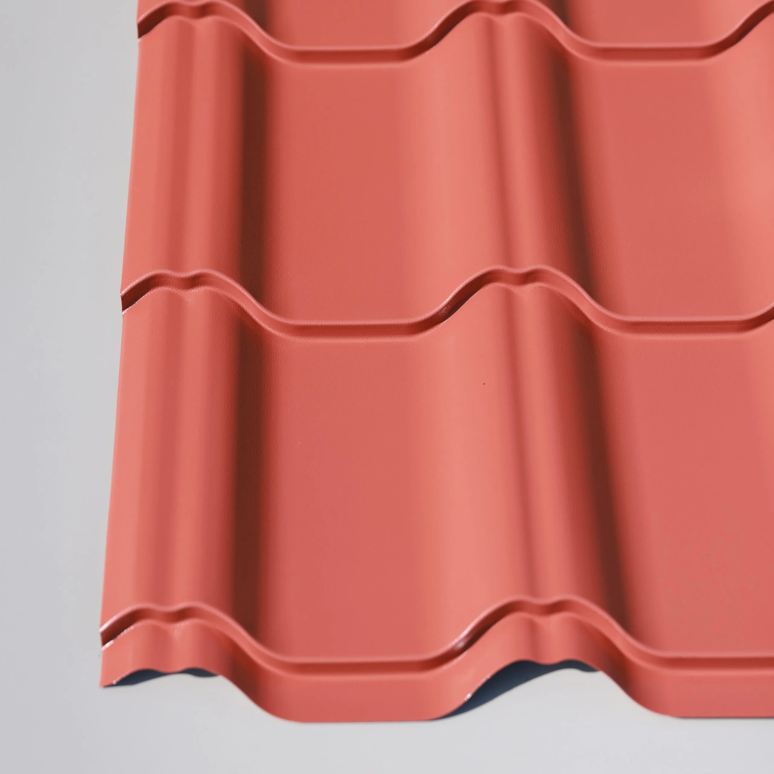 Tile Effect Roofing Sheets | Plastisol Coated | 0.5 mm