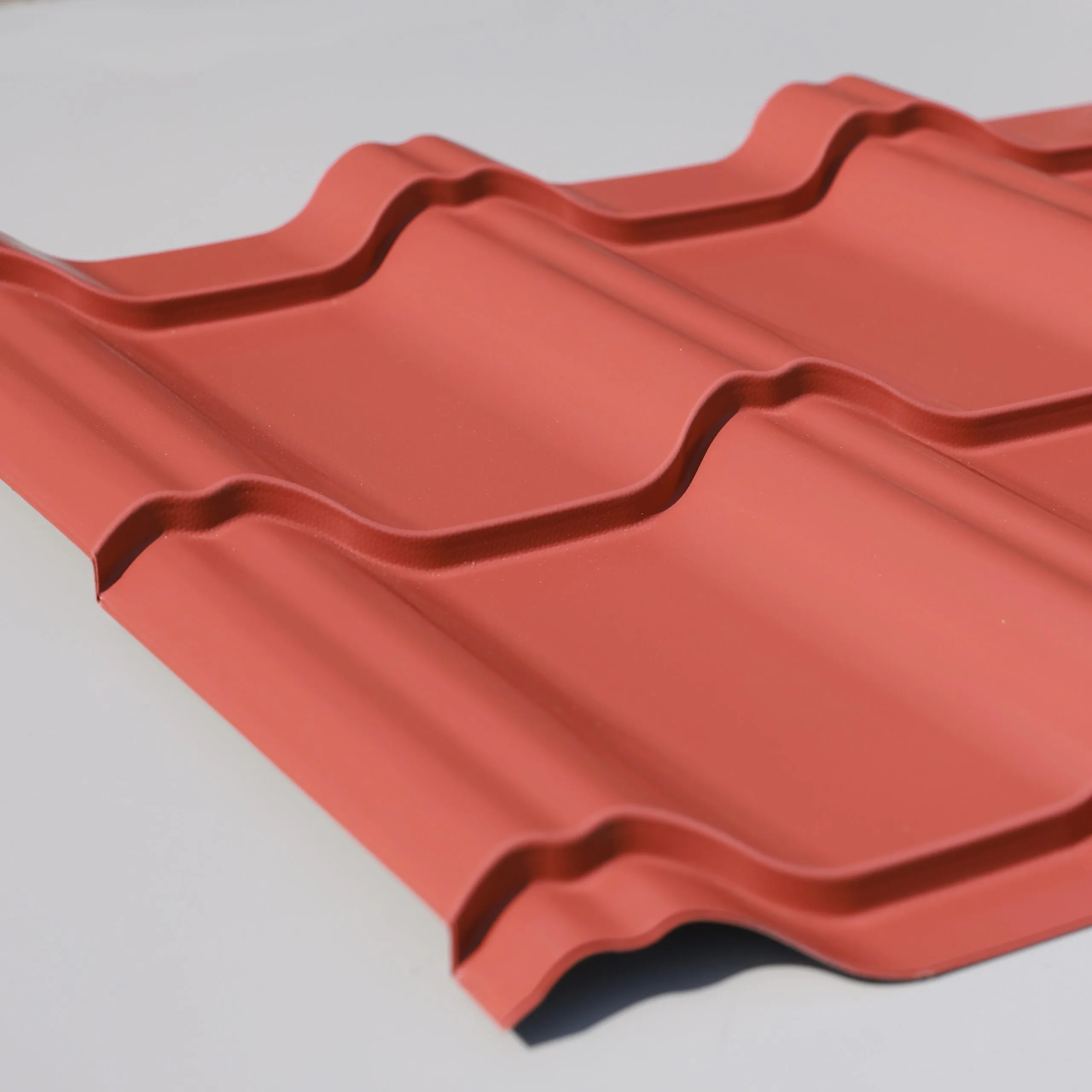 Tile Effect Roofing Sheets | Plastisol Coated | 0.5 mm - Image 2