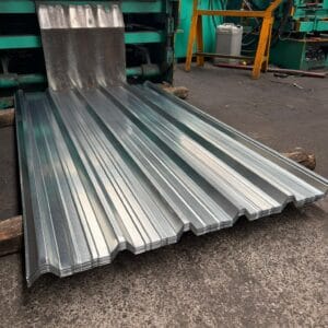 Box Profile Roofing Sheets | Plain Galvanised | 0.5 mm