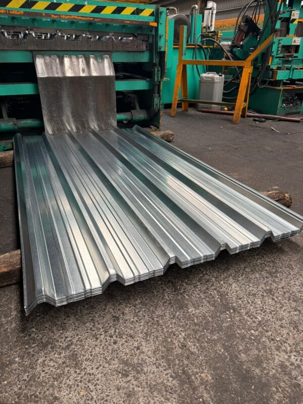 Box Profile Roofing Sheets | Plain Galvanised | 0.7 mm