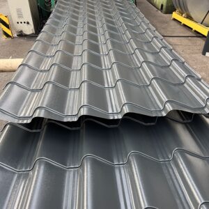 Pan Tile Effect Roofing Sheets | Plastisol Coated | 0.5 mm