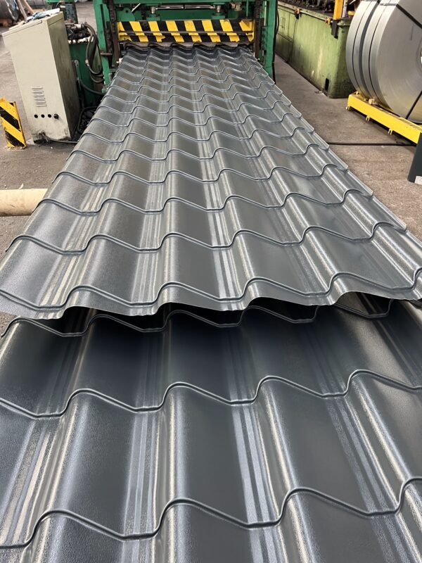 Pan Tile Effect Roofing Sheets | Plastisol Coated | 0.7 mm
