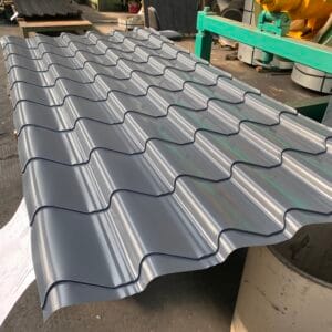 Pan Tile Effect Roofing Sheets | Polyester Coated | 0.5 mm