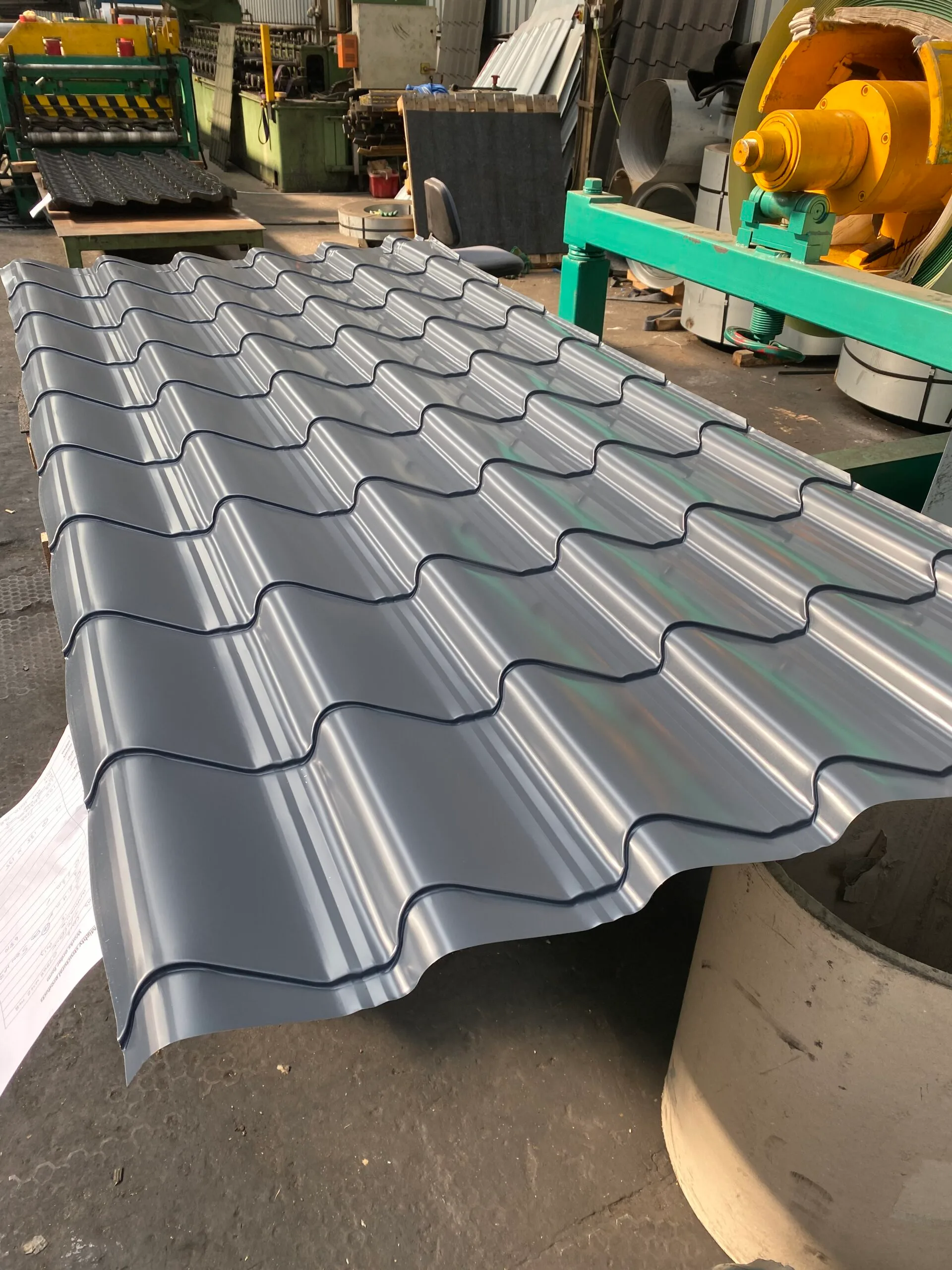 Pan Tile Effect Roofing Sheets | Polyester Coated | 0.5 mm