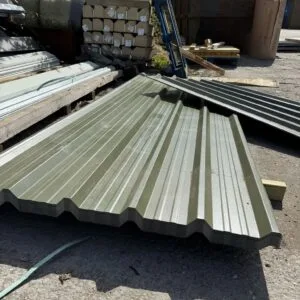 Box Profile Roofing Sheets | Plastisol Coated | Olive Green | .5 mm