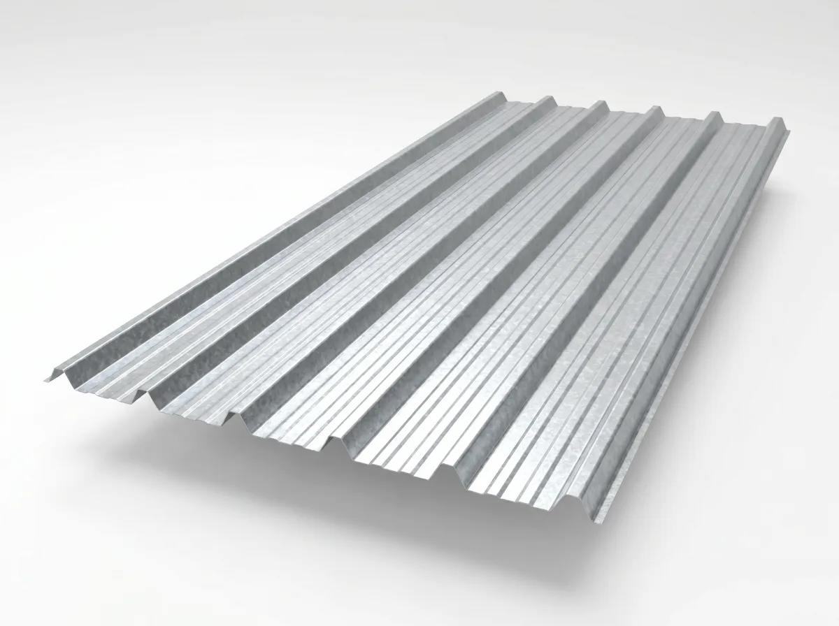 Box Profile Roofing Sheets | Plain Galvanised | 0.7 mm
