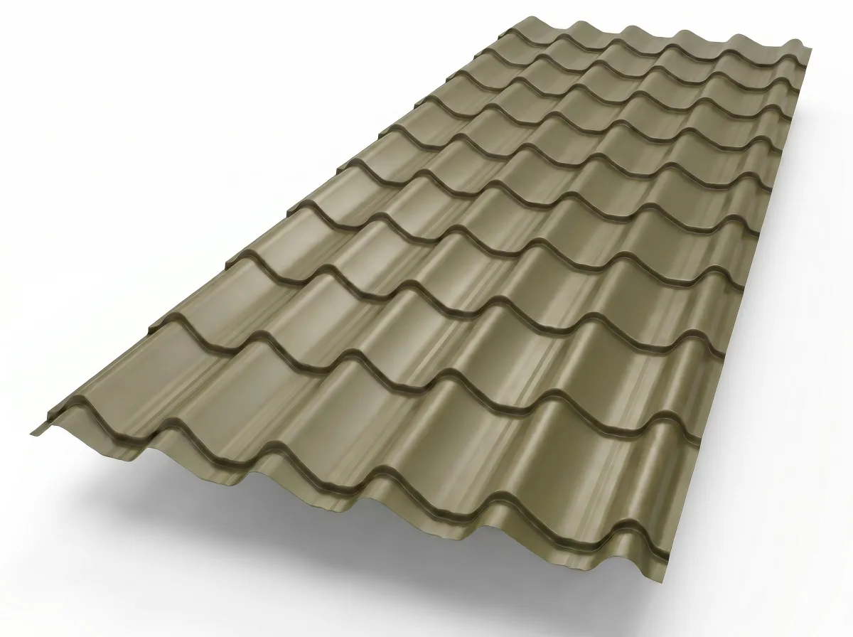 Pan Tile Effect · Polyester Coated · 0.5 mm - Roofing Sheets by Mighty Structural Products