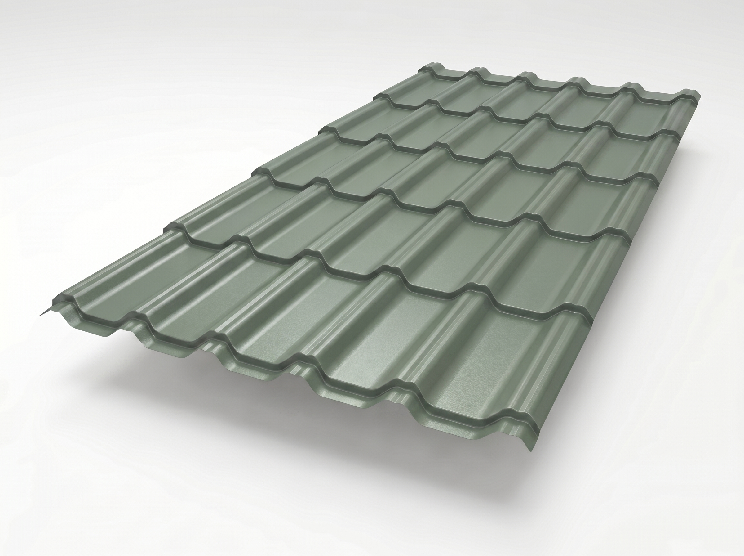 Tile Effect · Plastisol Coated · 0.5 mm - Roofing Sheets by Mighty Structural Products