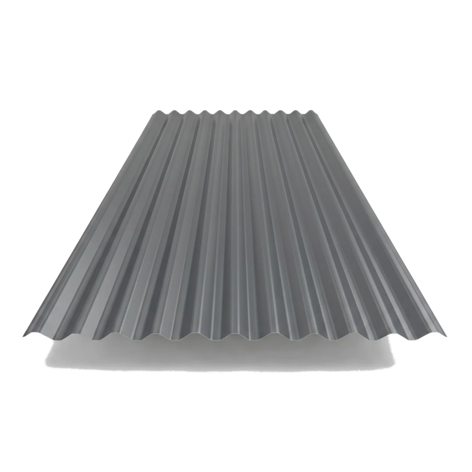 Corrugated · Plain Galvanised · 0.5 mm - Roofing Sheets by Mighty Structural Products, side profile