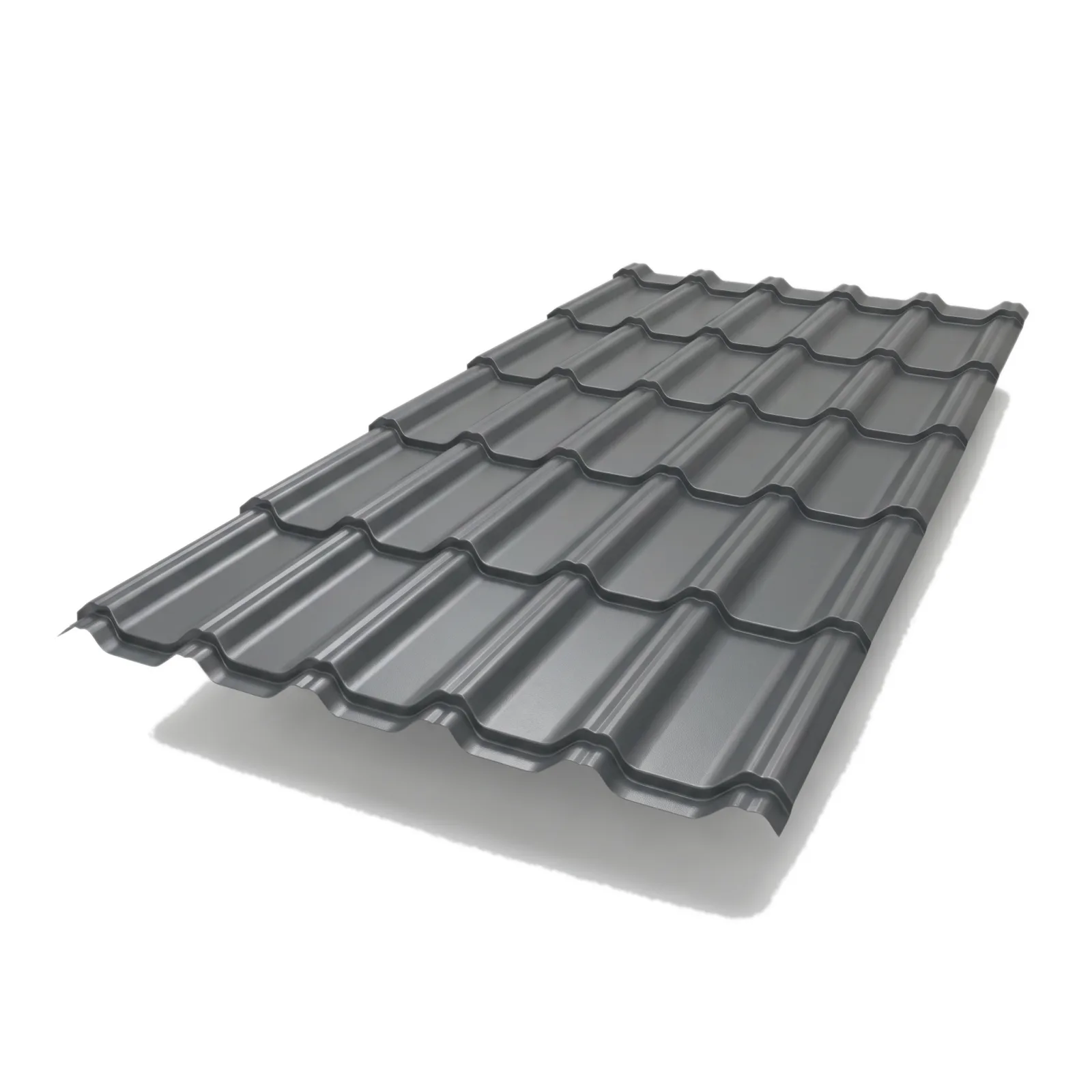 Tile Effect Roofing Sheets | Plastisol Coated | 0.5 mm